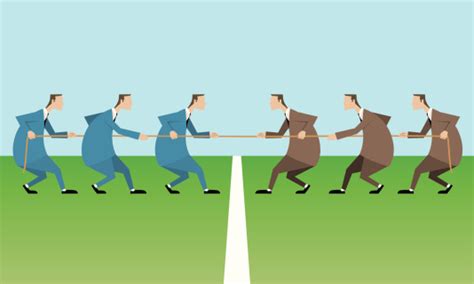 Corporate Tug Of War Stock Illustration Download Image Now Business