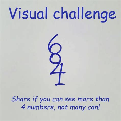Visual Challenge What Number Can You See Enviatame