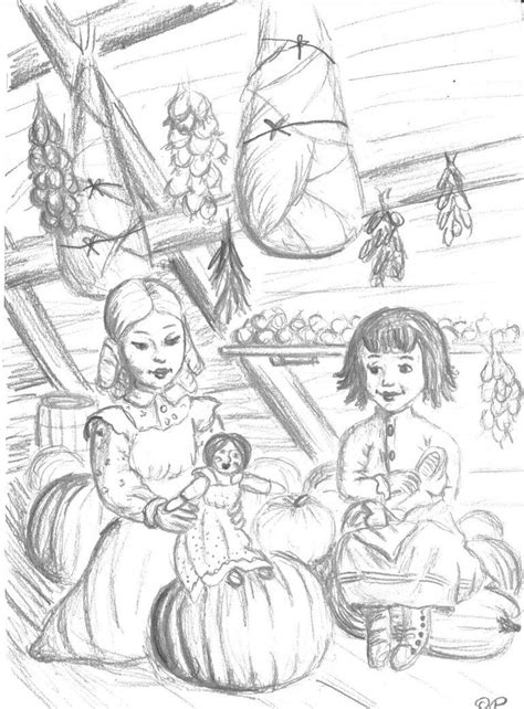 Home On The Prairie Coloring Pages Coloring Home