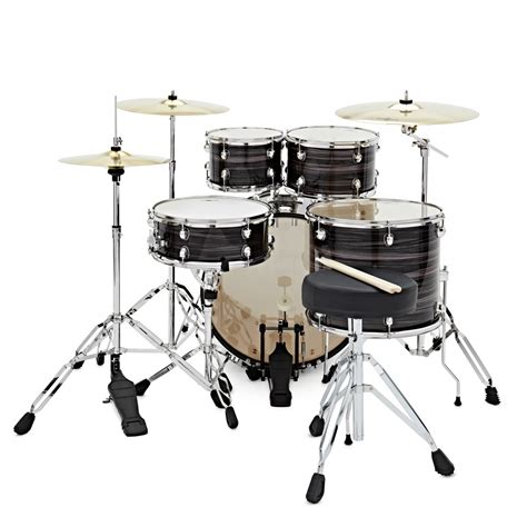 Bdk 22 Expanded Rock Drum Kit By Gear4music Black Oyster Gear4music