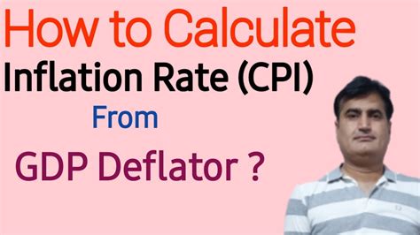 69 How To Calculate Inflation Rate Cpi From Gdp Deflator