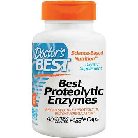 Doctors Best Proteolytic Enzymes 90 Vcaps Natureswisdom