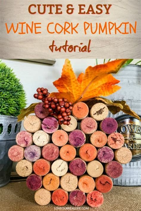 Wine Cork Pumpkin Make Your Own With This Easy Tutorial Artofit