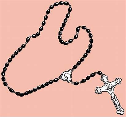 Rosary Rosaries Beads Drawing Hands Praying Clipart