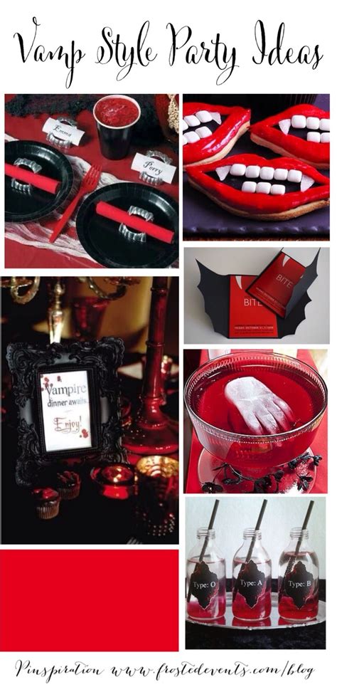 Vamp Style Party Ideas And Inspiration Vampire Halloween Party