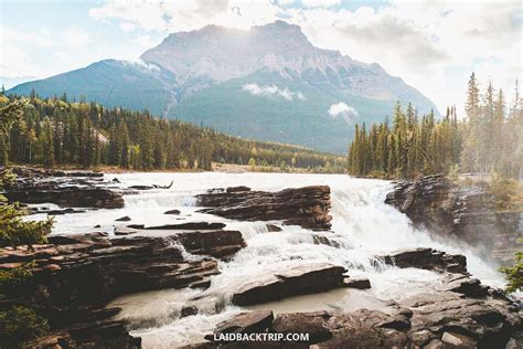 A Guide To Athabasca Falls On The Icefields Parkway — Laidback Trip
