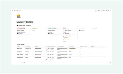 The Ultimate Notion Template To Run Efficient Usability Tests By Inês