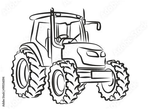 Tractor Stock Vector Adobe Stock