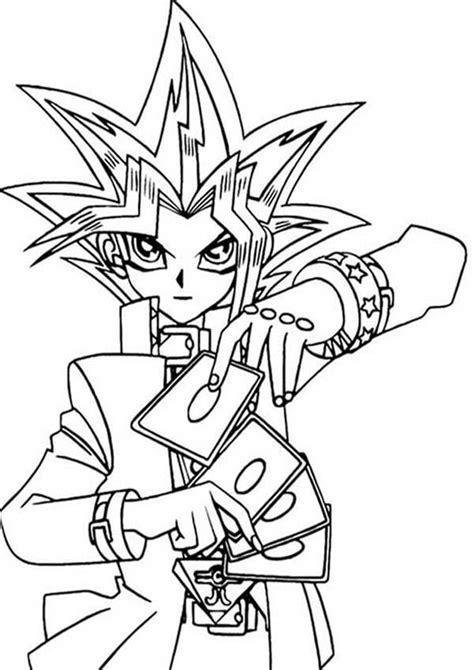 Coloriage Yu Gi Oh