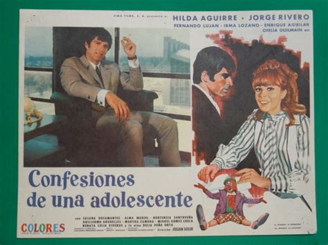 Jorge Rivero Confesiones De Una Adolescente Cartel De Cine 7000 En
