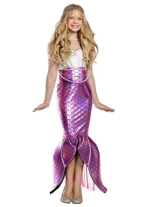 Blushing Beauty Mermaid Costume For Girls