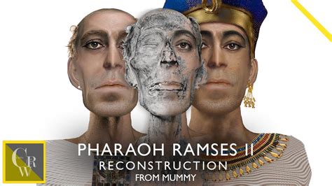 pharaoh ramses ii facial reconstruction from mummy youtube