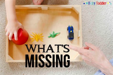 Whats Missing A Toddler Game Busy Toddler