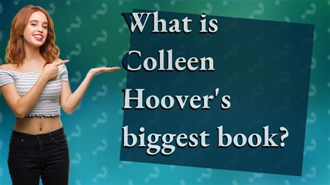 What Is Colleen Hoovers Biggest Book Youtube