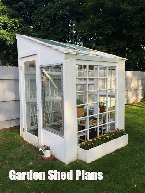 If you live in an area with a harsh climate, a greenhouse will a premade greenhouse won't be designed specifically for your space. Garden Shed Plans - Learn How To Build Your Own Shed | Backyard greenhouse, Diy greenhouse, Diy ...