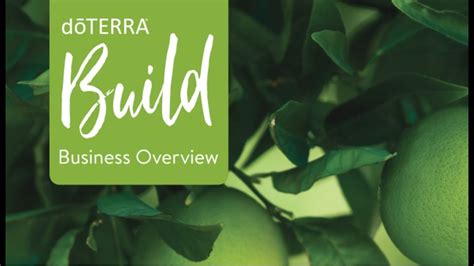 Build Doterra Business Overview 26th April 2018 Youtube