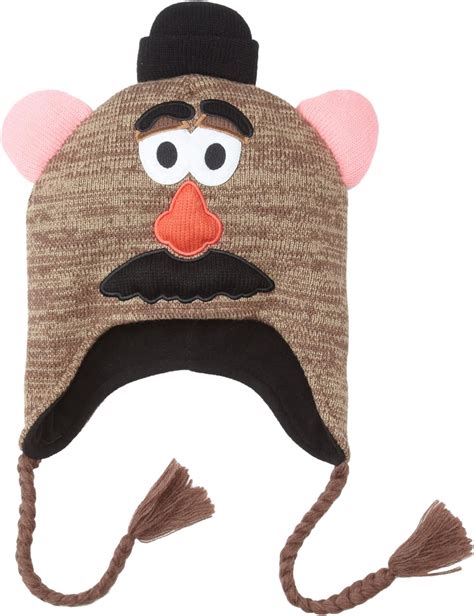 Disney Mens Mr Potato Head Peruvian Hat Brown One Size