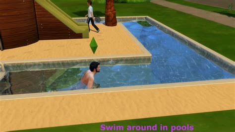The Sims 4 Mods Swim Around In Pools Youtube