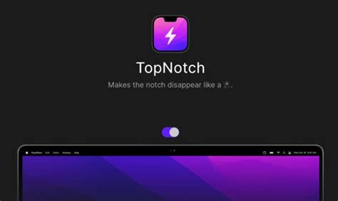 Hide The Display Notch On Macbook Pro And Air With Topnotch