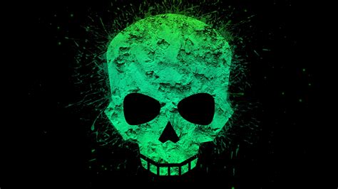 Green Skull Wallpapers 4k Hd Green Skull Backgrounds On Wallpaperbat