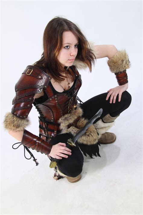 Female Leather Armor By Lagueuse On Deviantart
