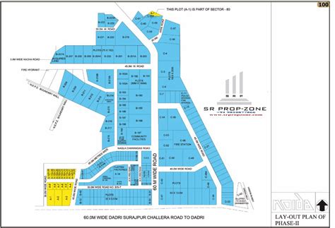 Layout Plan Of Noida Phase 2 Noida Hd Map Ecotech Industry