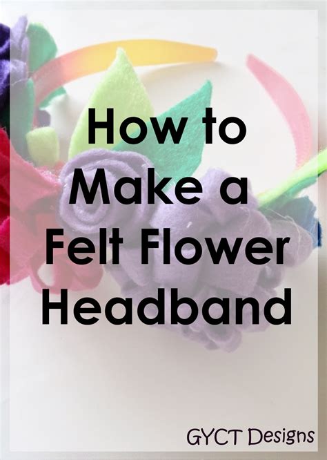 How To Make A Flower Headband Sew Simple Home