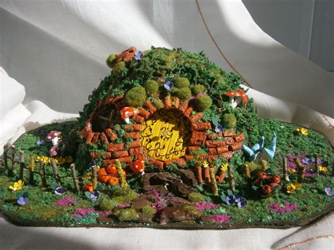 Fairy Garden Fairy House Diorama Hobbit House Clay By Mundomagico