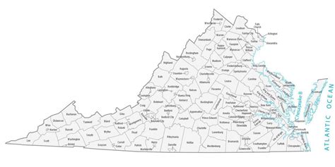 Virginia Map With Counties Portland General Electric Power Outage Map