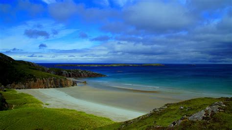Download Sea Beach Blue Sea Landscape Scotland