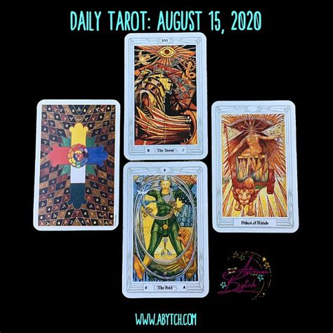 All this is based on the interpretation of tarot cards. Weekend Tarot: August 15 & 16, 2020 | Tarot Cards