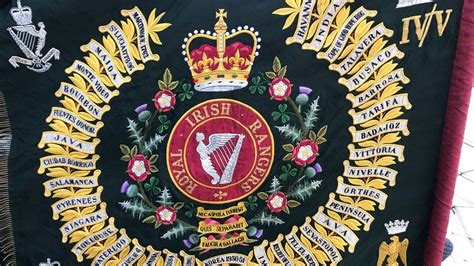 Royal Irish Regiment Flags Laid Up At Enniskillen Castle Bbc News