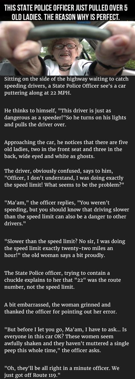 this state officer pulled over 5 old ladies the reason why is perfect pictures photos and