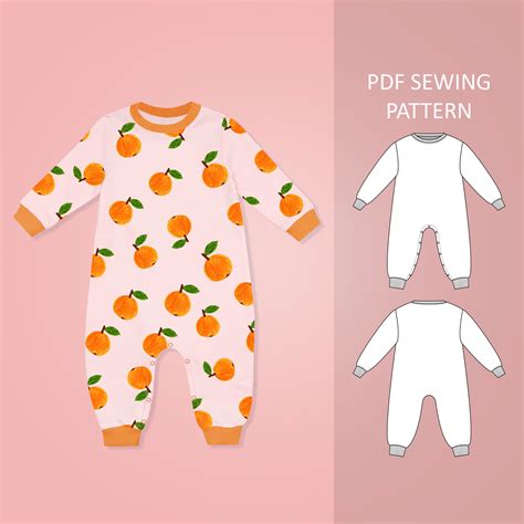 Long Sleeve Romper Baby And Toddler Otter Patterns