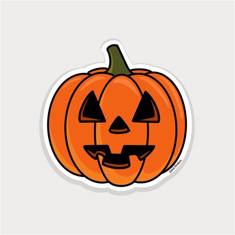 Stickers Halloween Jack O Lantern Planner Stickers Scary Stickers