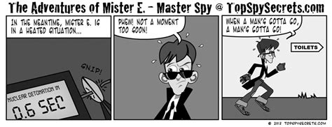 Funny Spy Cartoon Feat Mister E Master Spy Spy
