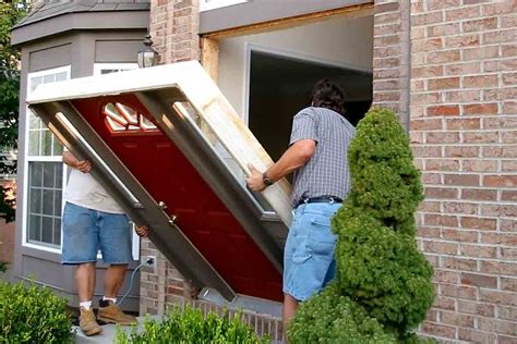 I've installed an old door that was 200# 8' tall and 46 wide in the rough. What to Ask When Buying a New Front Door | Best Pick Reports