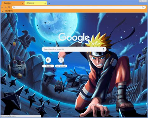 Naruto Chrome Theme Themebeta