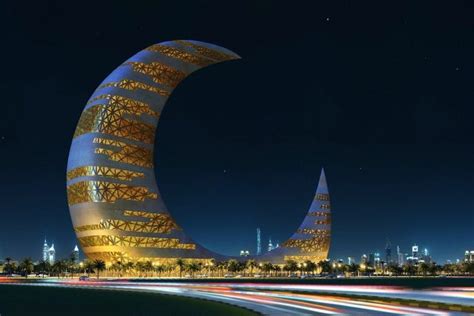 This Is The Proposed Crescent Moon Tower For Dubai Rbizarrebuildings