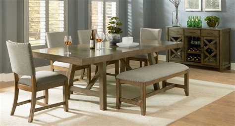The Omaha Grey Dining Room Set By Standard Furniture With Its Casual