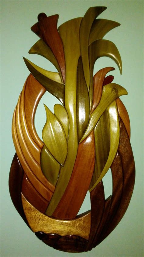 My 1st Abstract Intarsia Wood Projects Woodworking Projects Intarsia