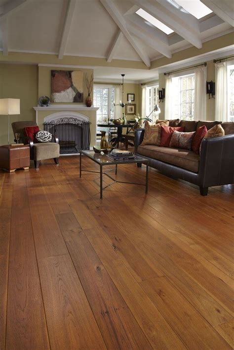 It's easier than with wood floors, that's for sure. 15 Beauty Hickory Wood Floors 2017 - TheyDesign.net - TheyDesign.net