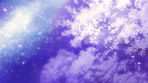 Scenery Sky Anime Anime Art Flowers  Purple Flowers Aesthetic