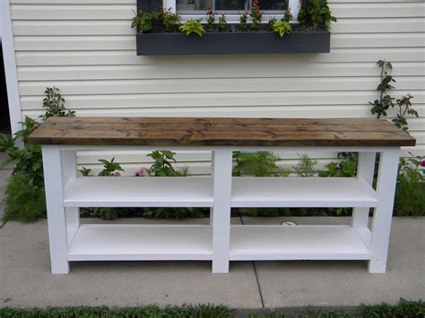 Ana White Rustic X Console Diy Projects