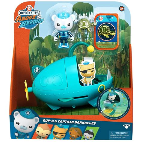 Octonauts Gup A And Captain Barnacles Figure And Vehicle