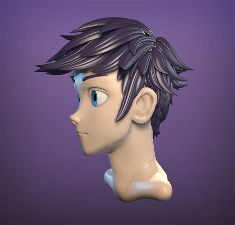 Modeling Stylized Hair Cg Cookie