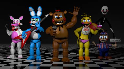 Fnaf Toy Animatronics Fan Art