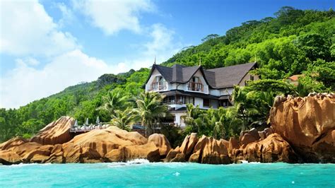 Hotel At Anse Patates La Digue Seychelles Backiee