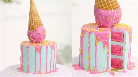 How To Make An Ice Cream Cone Cake Cake Walls
