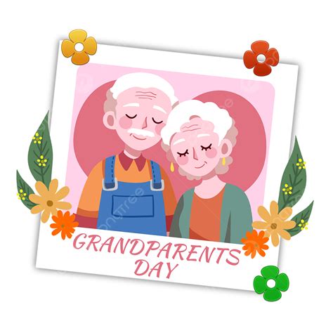 Grandparents Day White Transparent Grandparents Day Floral Plant